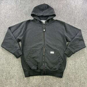 Pro Club Heavyweight‎ Fleece Zip Up Hoodie Mens Small Black